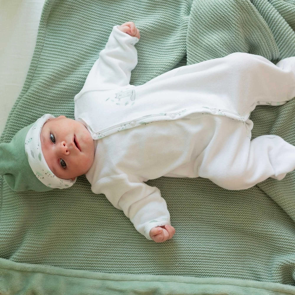 Trousseau de naissance - Vert sauge - Taille : 0 mois