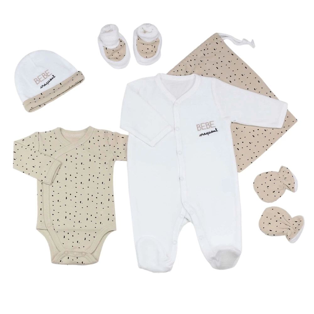 Kit naissance - Bébé craquant (6 pieces)