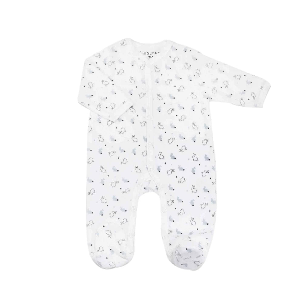 Lot pyjamas bébé - Velours lapinou - Petit coeur salé