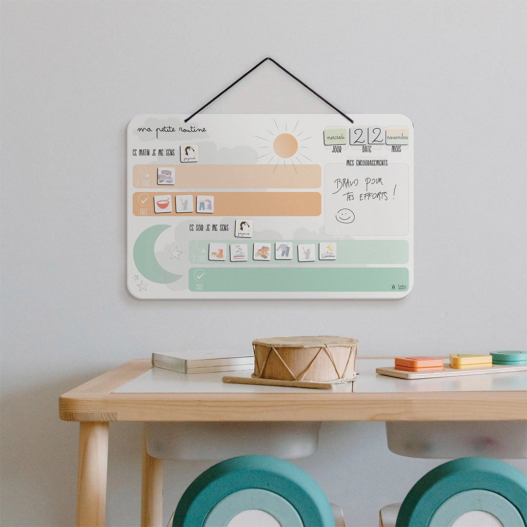 Tableau d'autonomie : ma petite routine Avent Bébé