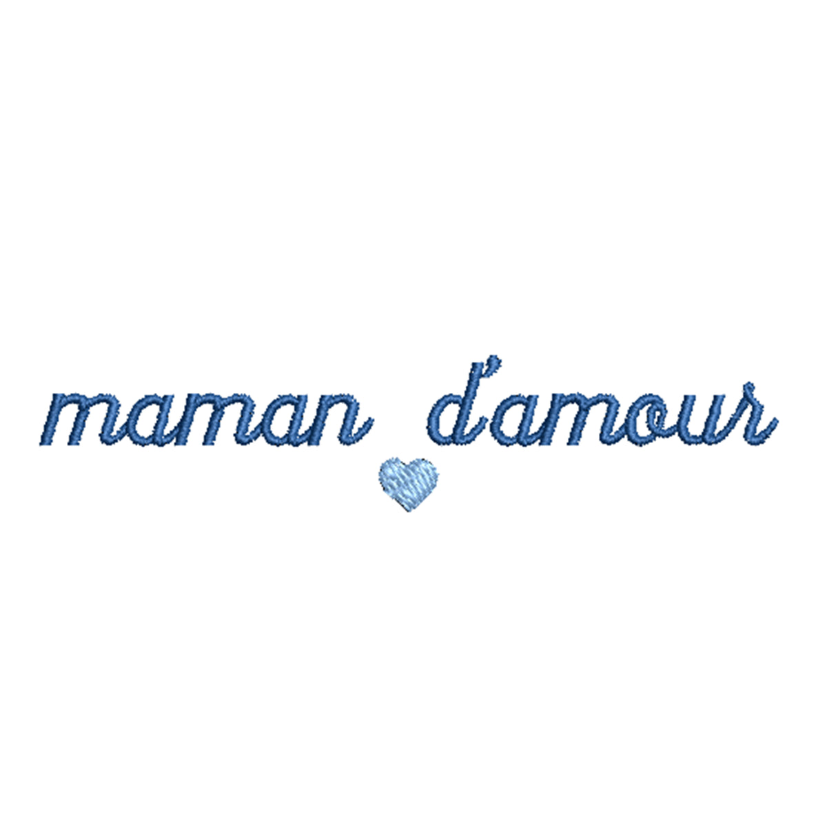 Tee-shirt Mama brodé maman d'amour Avent Bébé