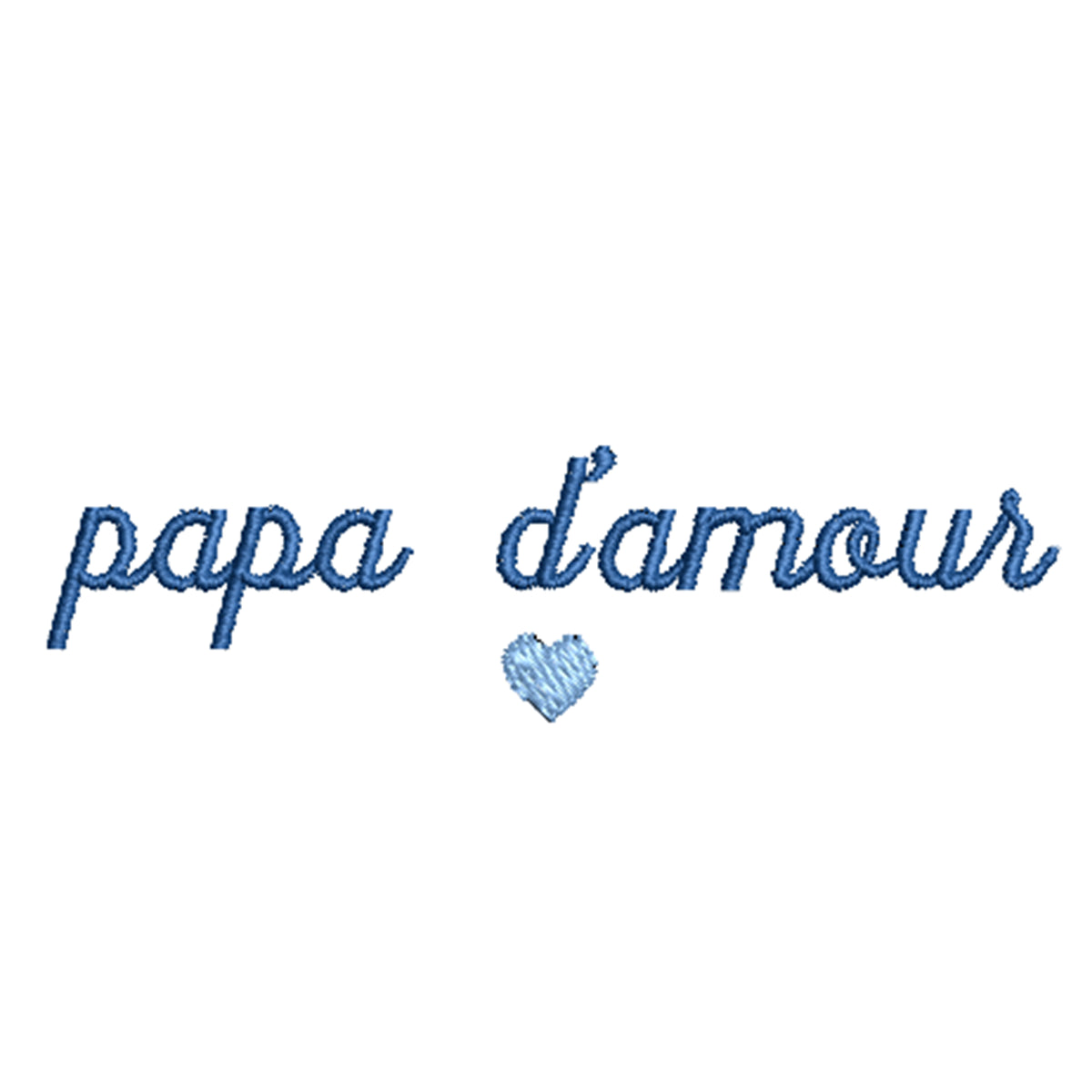 Tee-shirt Papa d'amour brodé Avent Bébé